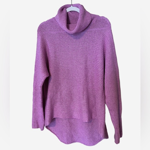 Lauren Ralph Lauren Turtleneck High Low Sweater - Picture 1 of 7